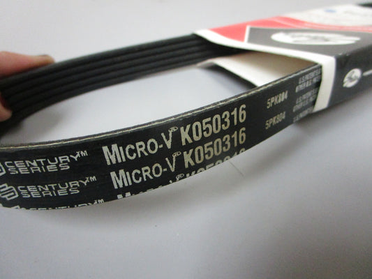 NEW K050316 Gates Micro-V 21/32" x 32 ¼" Serpentine Belt 0720