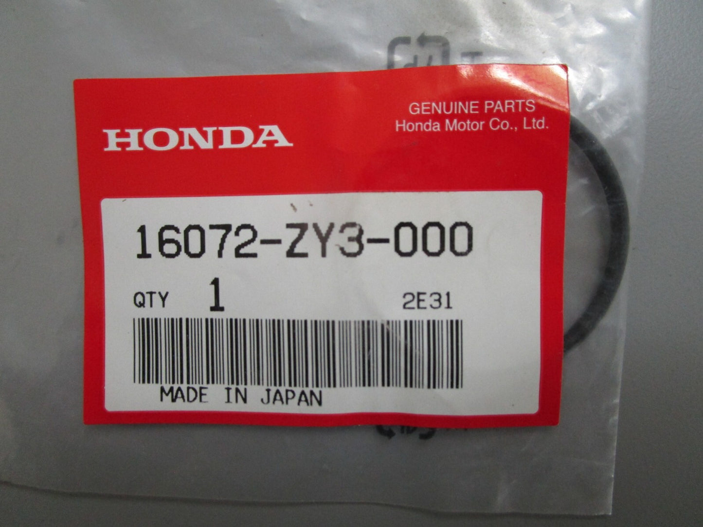 *NEW OEM* 0810 Honda O-Ring 16072-ZY3-000