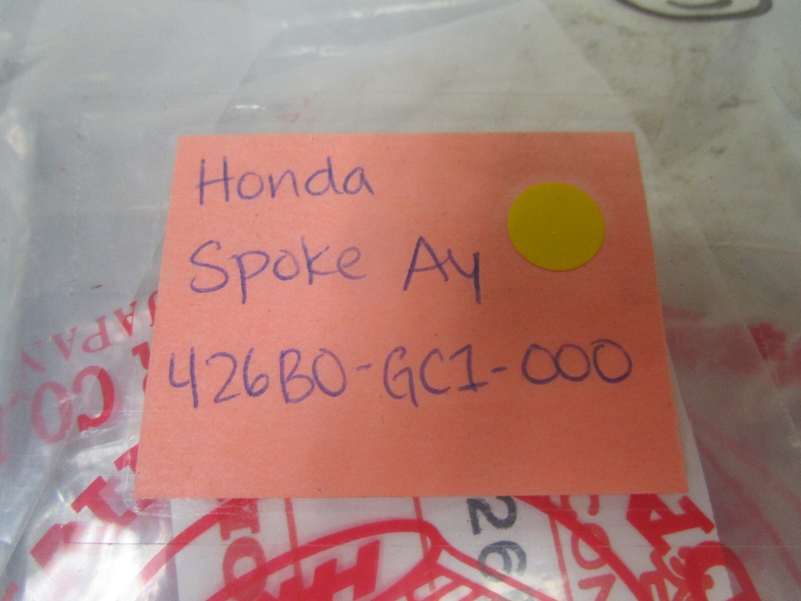 *NEW OEM* (LOT OF 3) 0750 Honda SPOKE ASSY 426B0-GC1-000