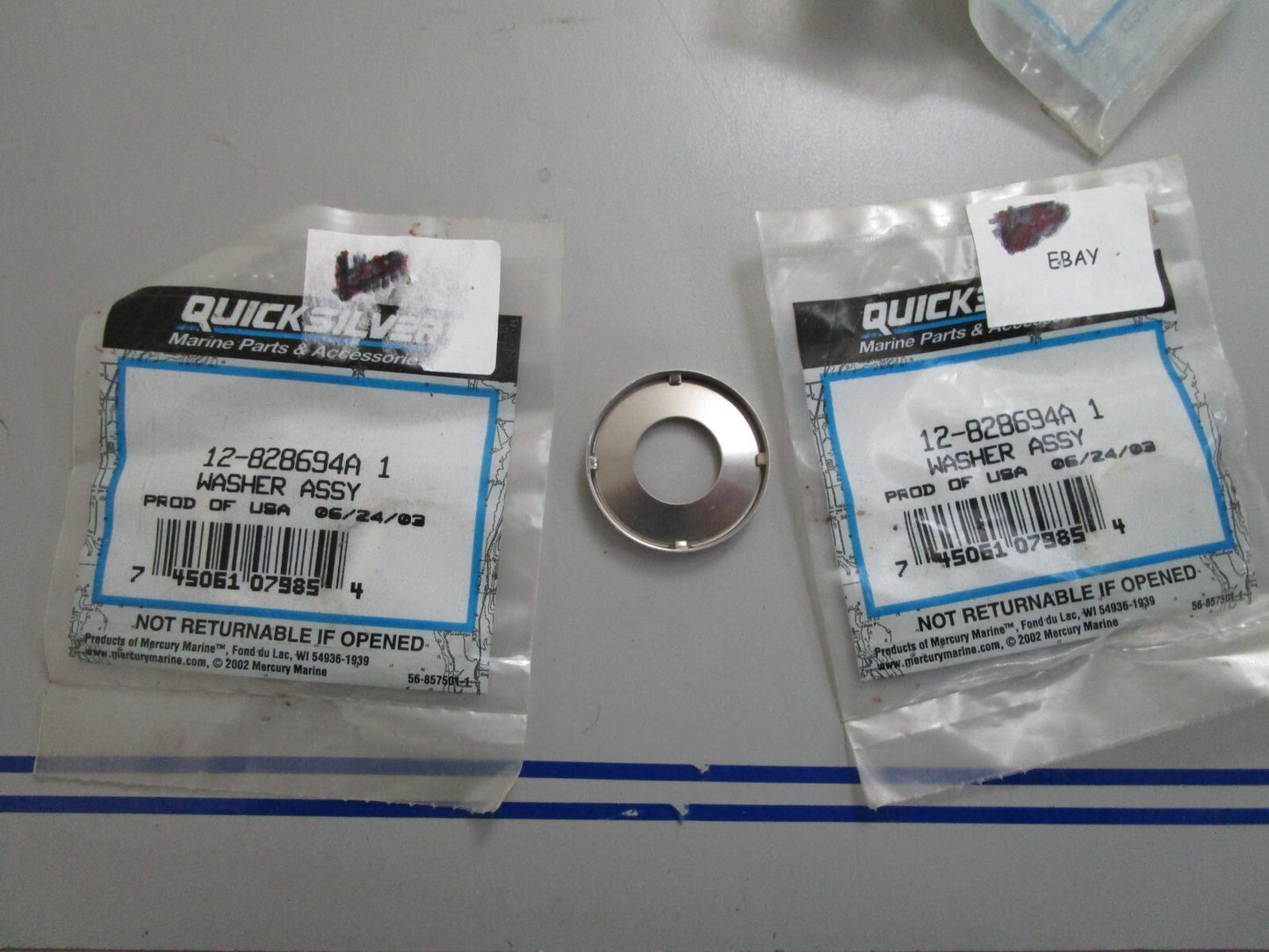 *NEW OEM* (LOT OF 3) 0810 Mercury Quicksilver Washer Assembly 12-828694A1