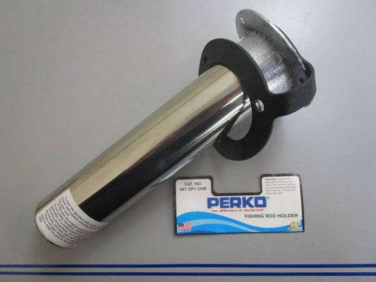 *NEW* 0820 Perko Flush Mount Rod Holder 447-DP1-CHR