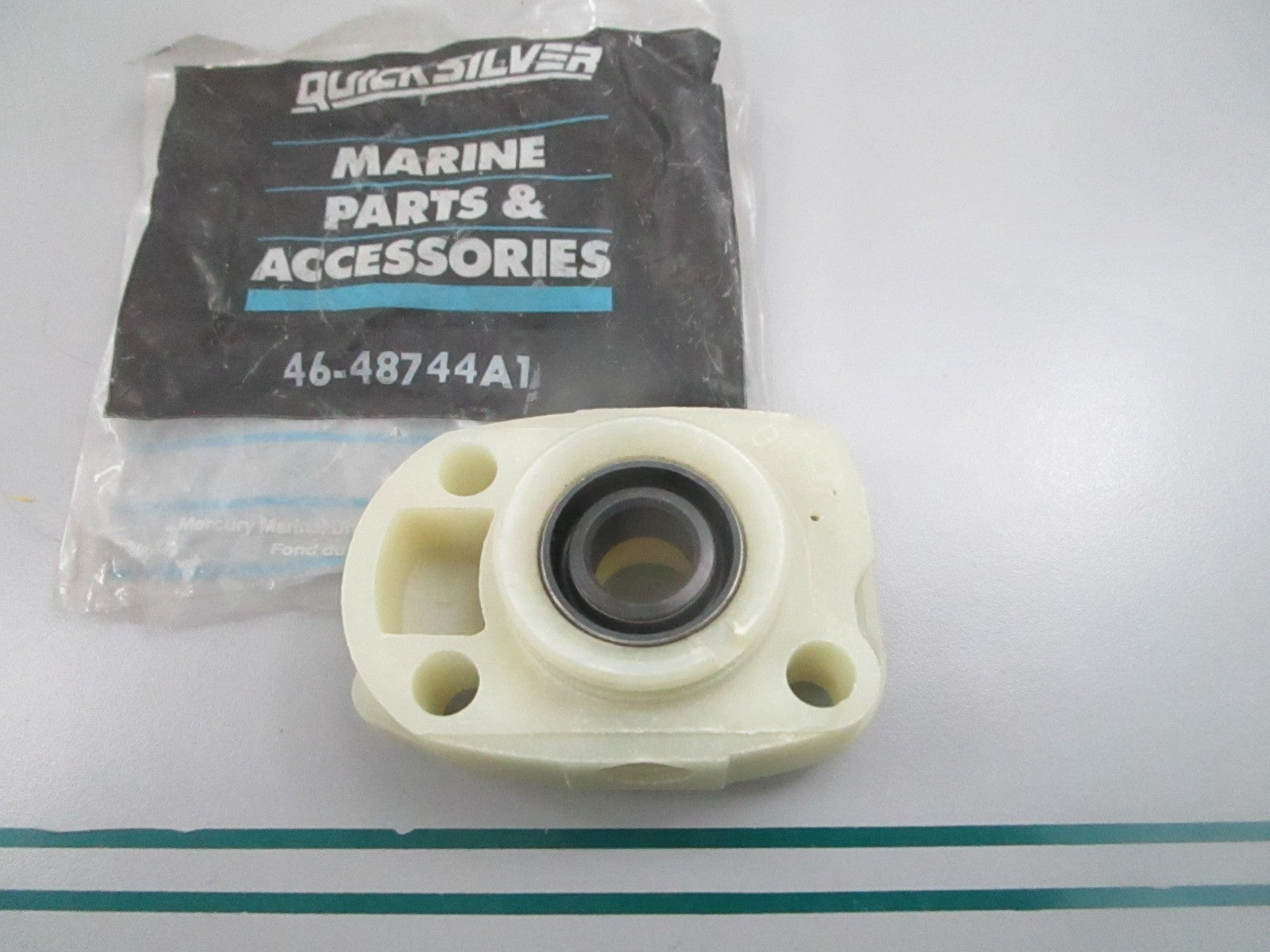Mercury Quicksilver NEW OEM Water Pump Base 46-48744A1 20HP White 0810