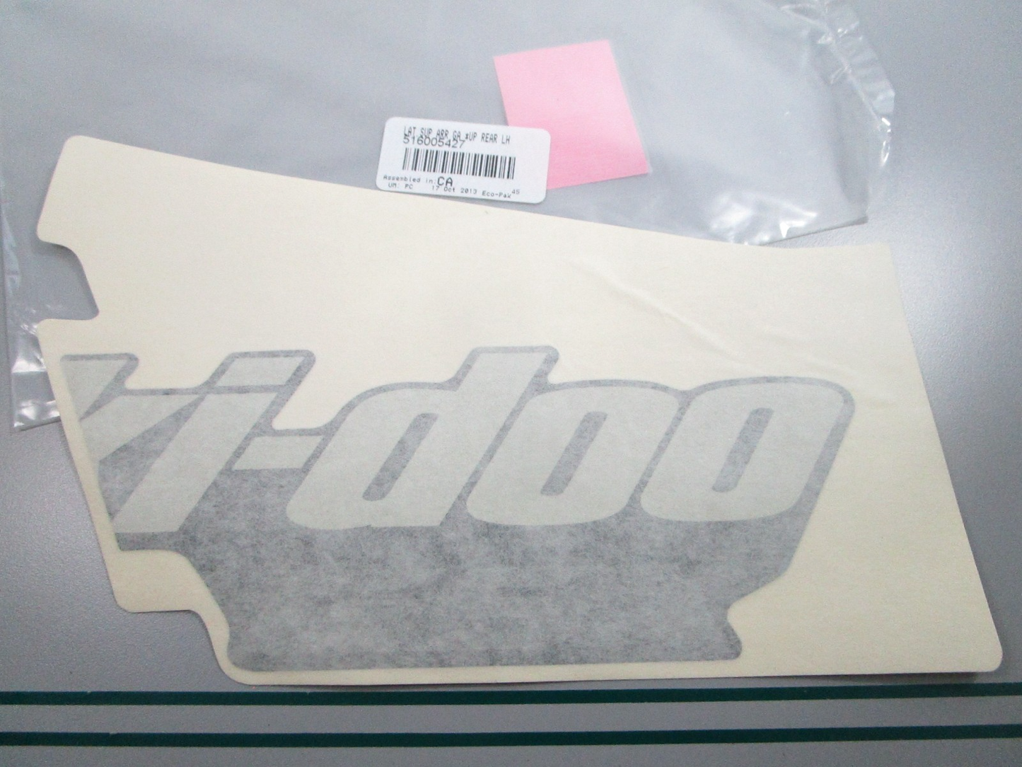 NEW 516005427 Ski-Doo LH Rear Upper Side Decal 0810