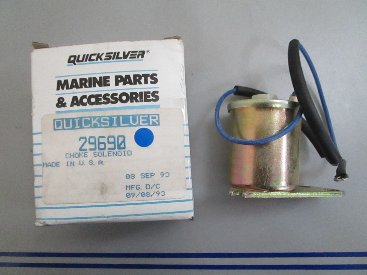 *NEW OEM* 0820 Mercury Quicksilver Choke Solenoid 29690