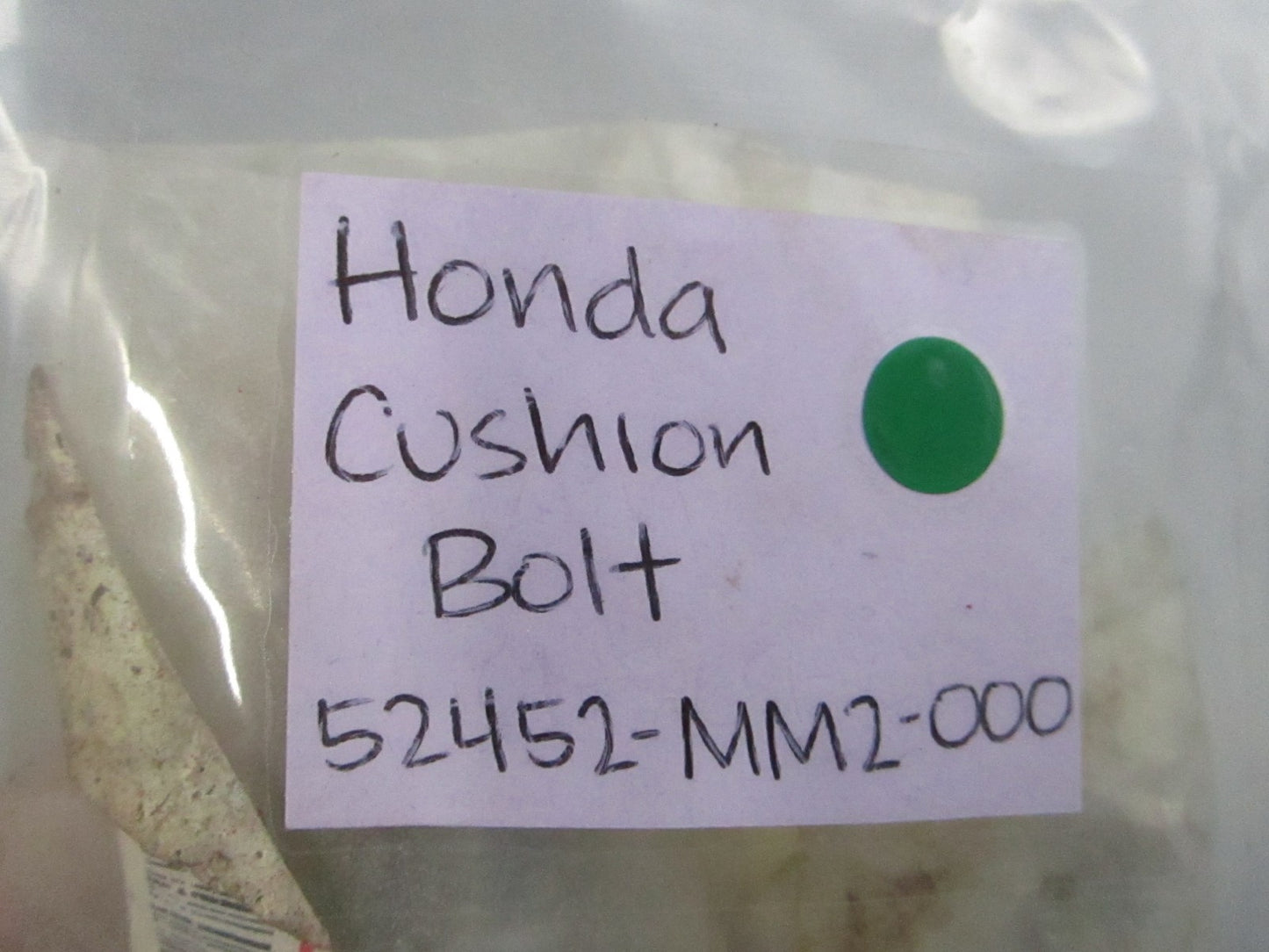 NEW OEM 52452-MM2-000 Honda Cushion Bolt 0810