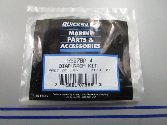 *NEW OEM* 0810 Mercury Quicksilver Diaphragm Kit 55278A4 55278A 4