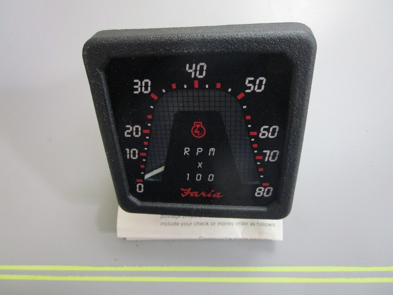 *NEW* 0820 Bayliner Faria 0-8000 RPM Tachometer TU-8