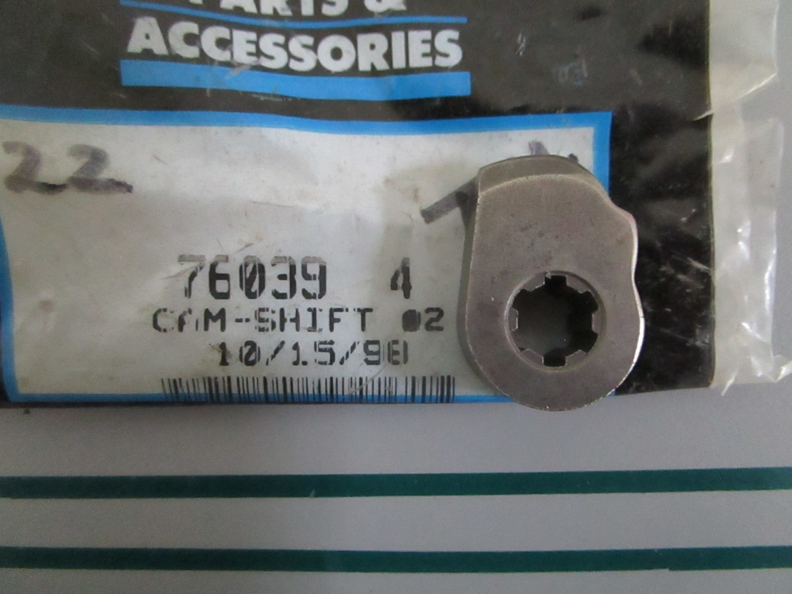 NEW OEM 76039 4 Mercury Quicksilver Shift Cam 0820