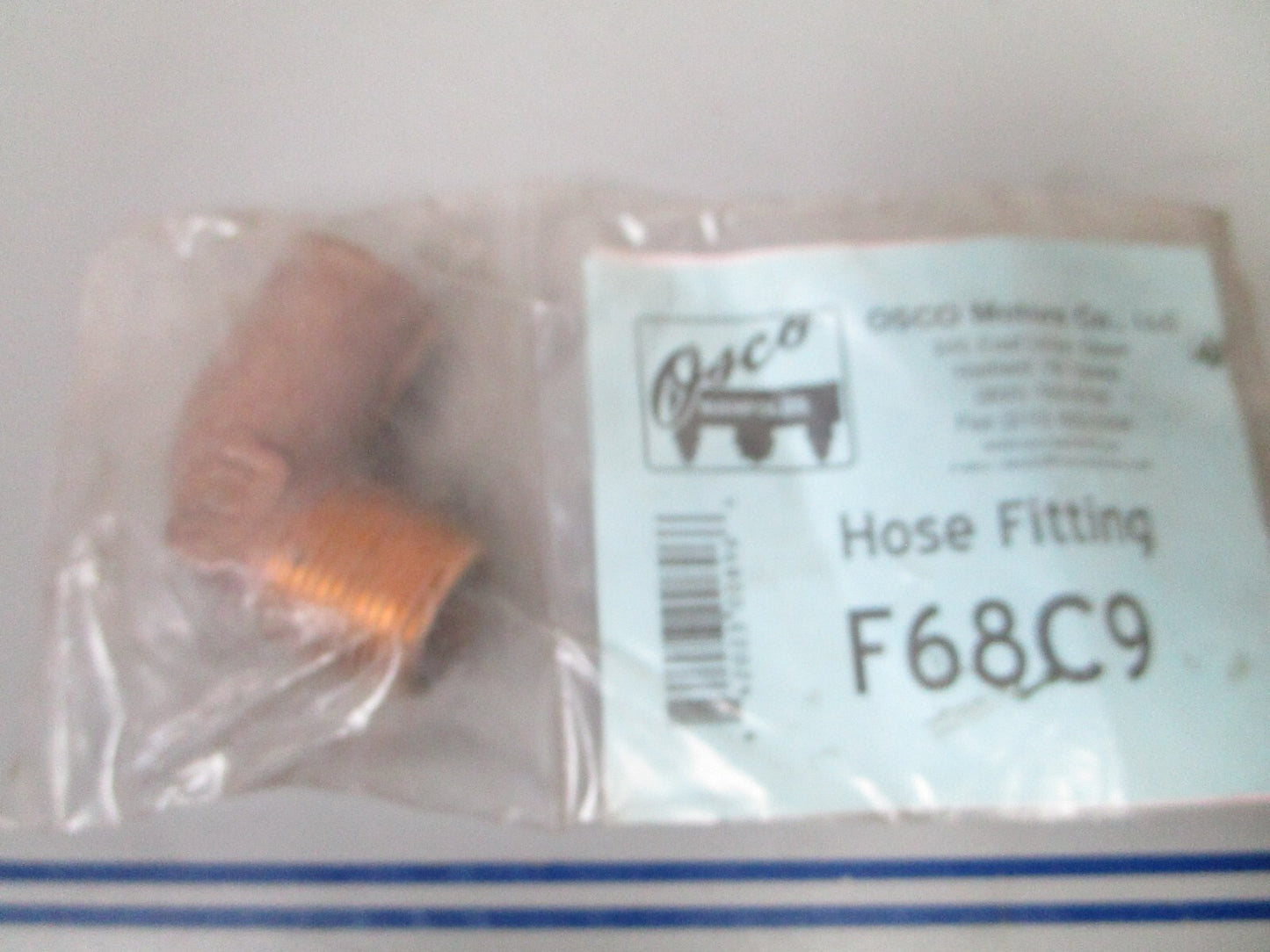 *NEW* 0720 Osco Hose Fitting F68C9 Replaces: Mercury 22-36305T Sierra 18-8216
