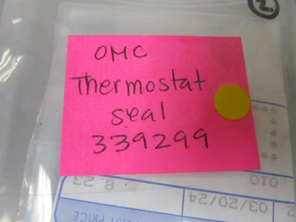 *NEW OEM* 0810 OMC Johnson Evinrude Thermostat Seal 339299 0339299