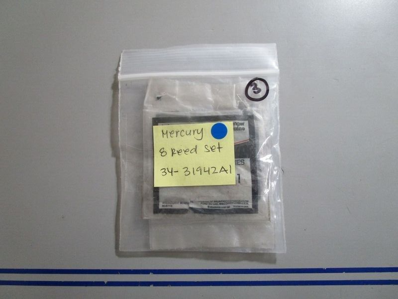 *NEW OEM* 0770 Mercury Quicksilver 8 Reed Set 34-31942A1