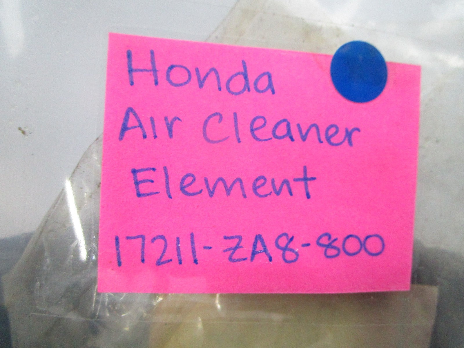 NEW OEM Honda 17211-ZA8-800 Air Cleaner Element 0810