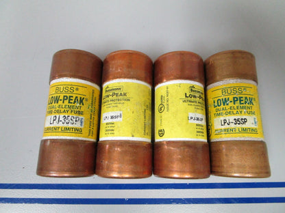 NEW OEM LPJ-35SP Bussman Low-Peak Dual Element Time Delay Class J Fuse (4) 0720