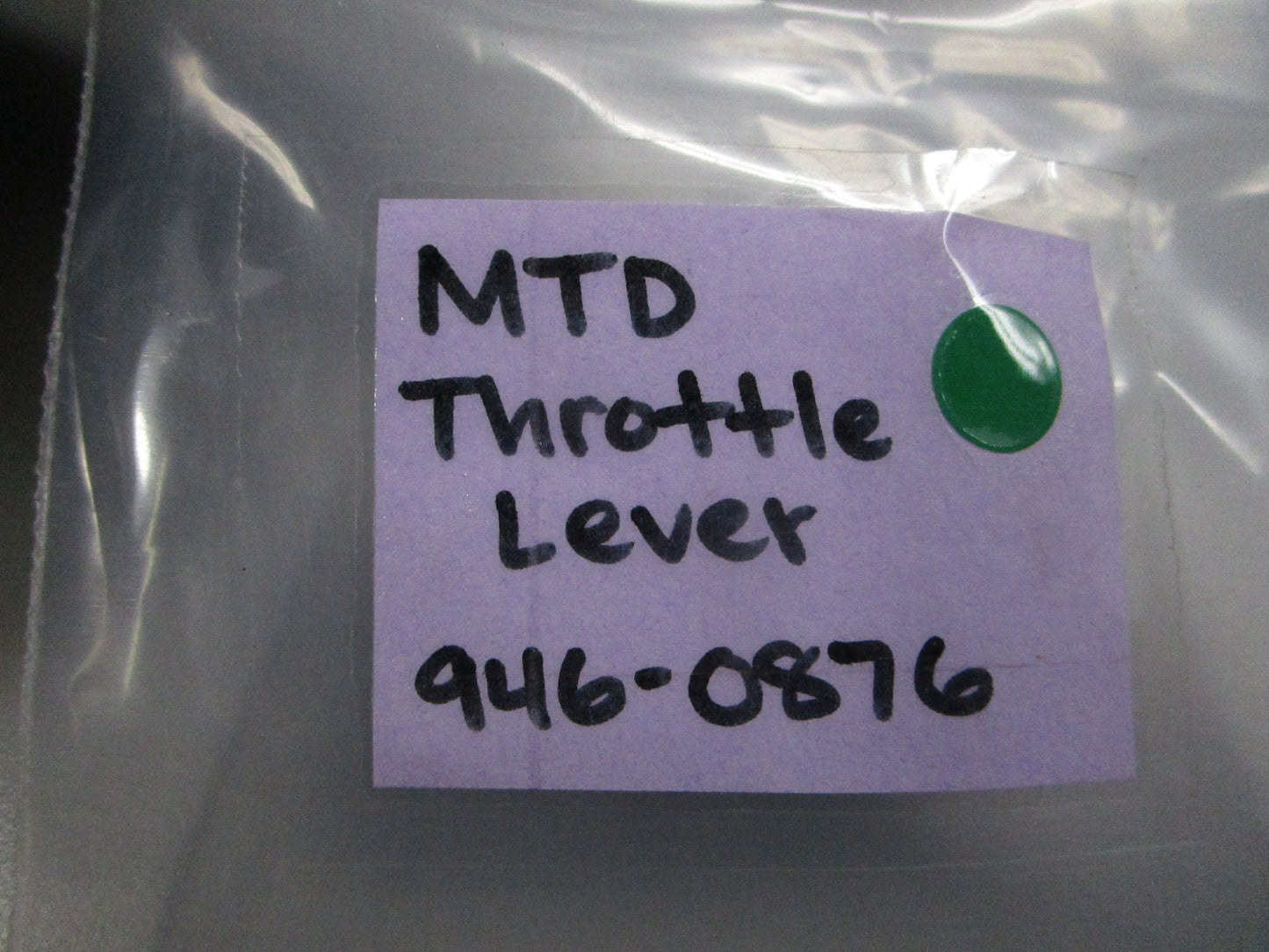NEW OEM 946-0876 MTD Throttle Lever 0810