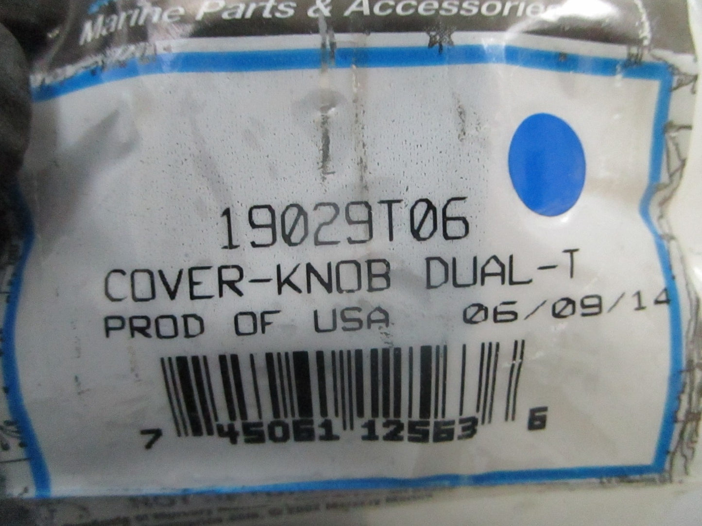 *NEW OEM* 0810 Mercury Quicksilver Dual Knob Cover 19029T06