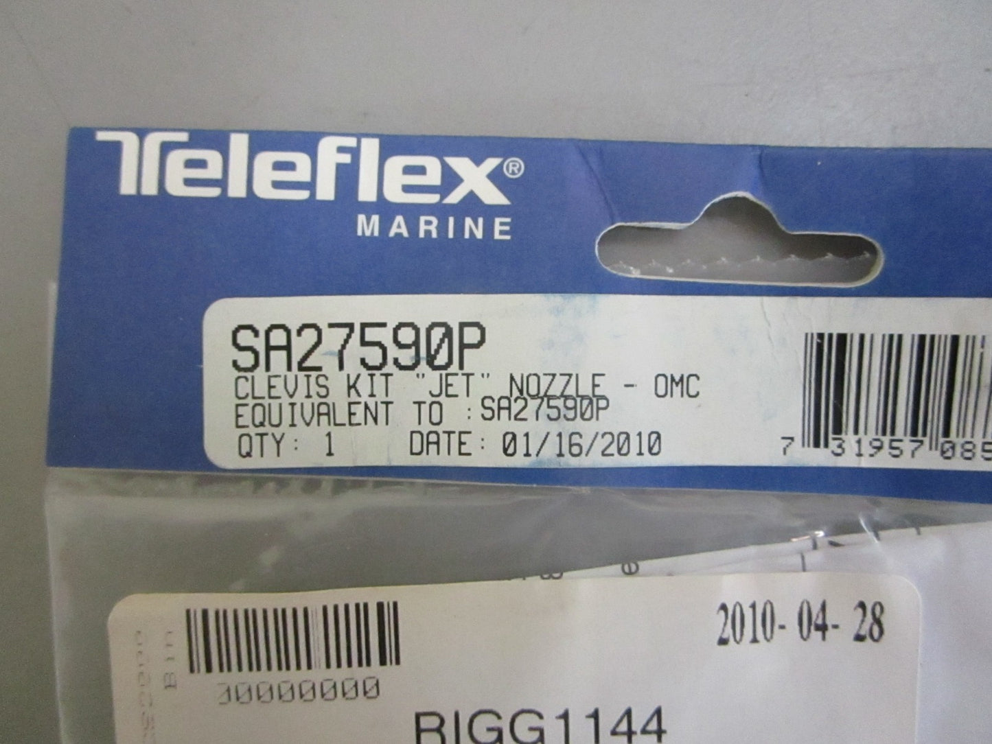*NEW OEM* 0820 Teleflex Clevis Kit SA27590P