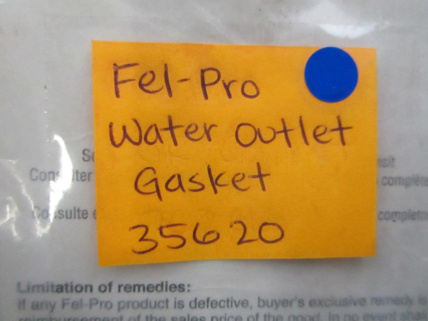 *NEW* 0810 Fel-Pro Water Outlet Gasket 35620