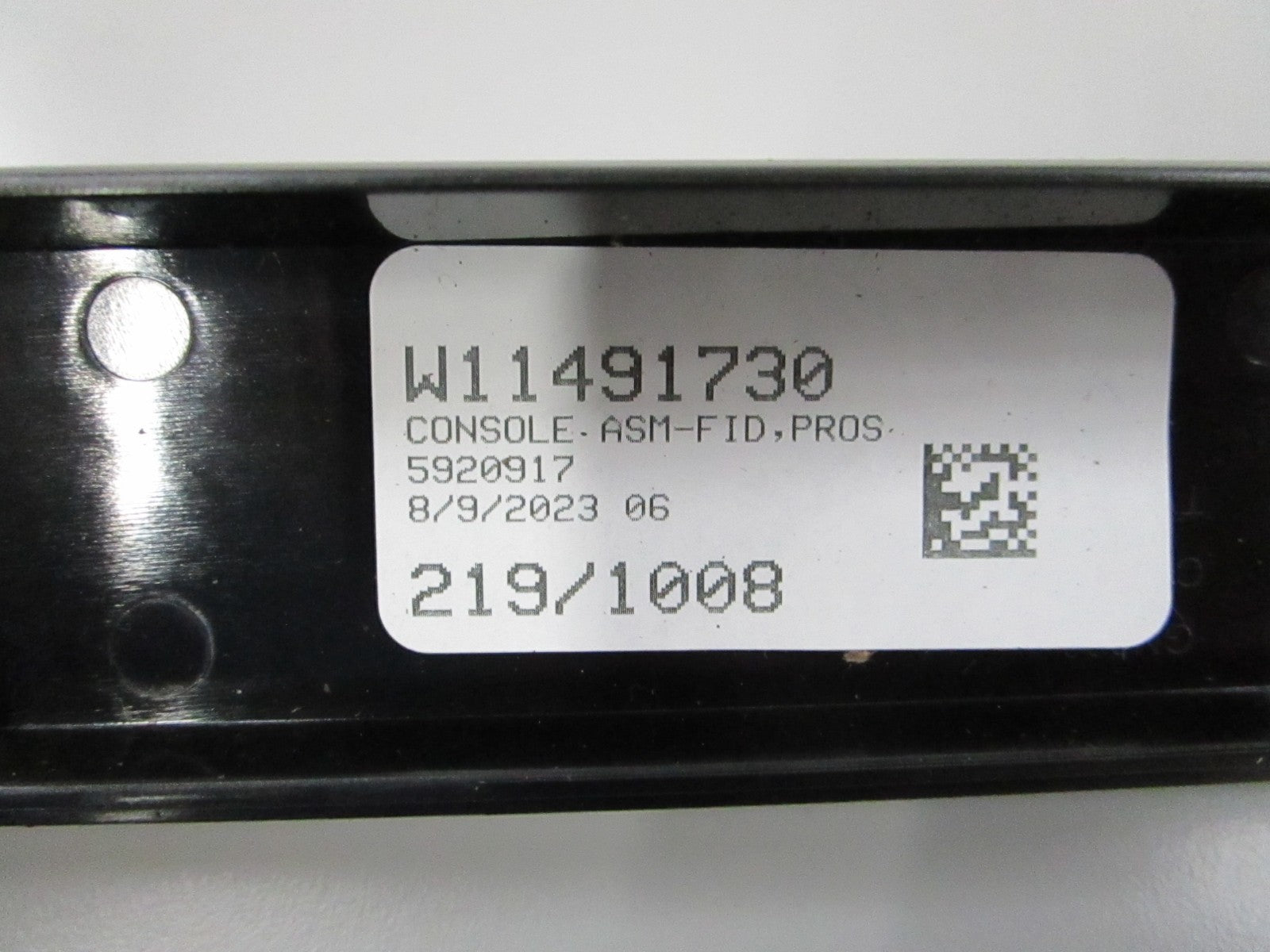 NEW OEM W11660284 Whirlpool Console 0810