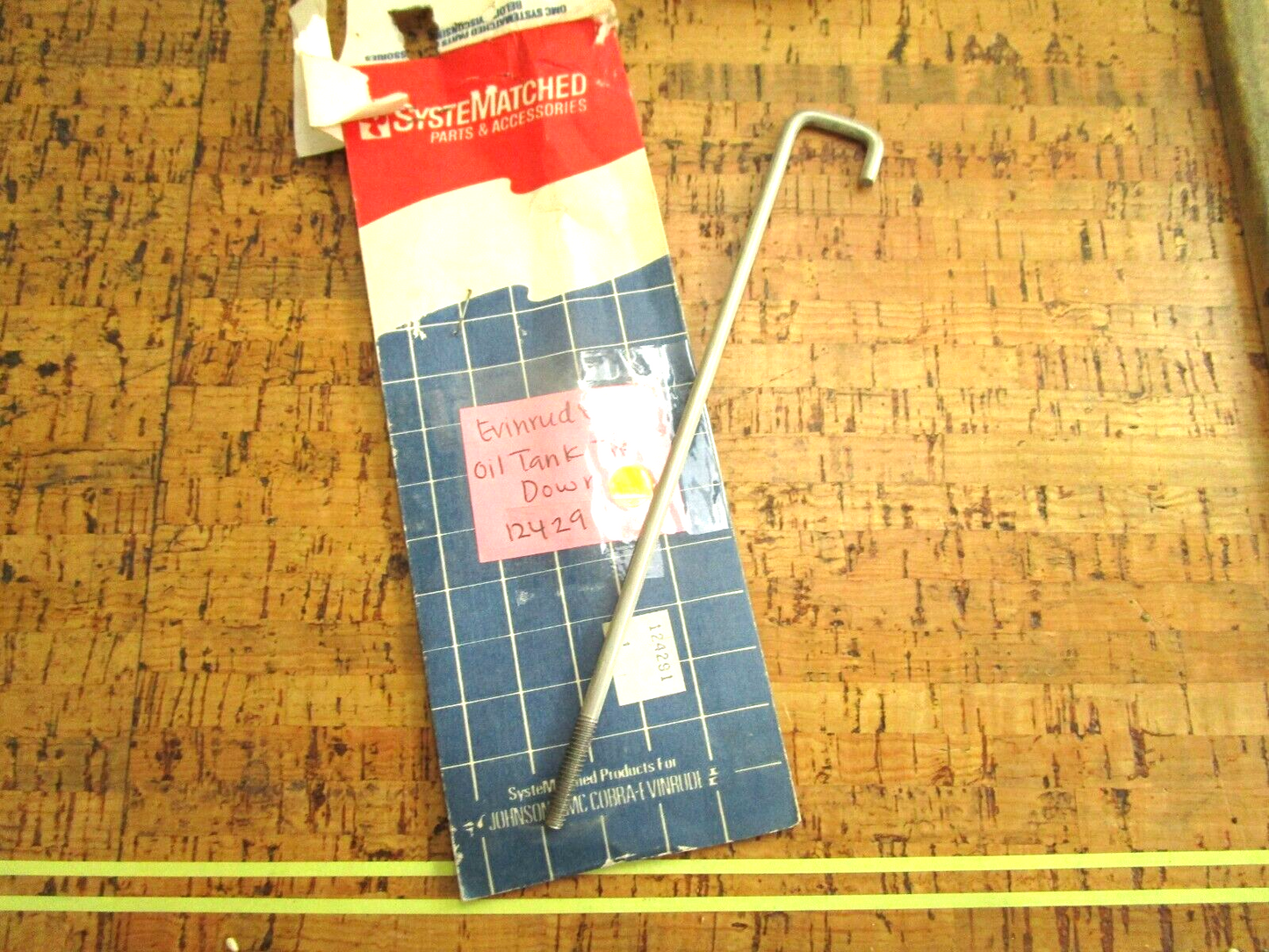 *NEW OEM* 0750 OMC Johnson Evinrude OIL TANK TIE DOWN 124291 0124291