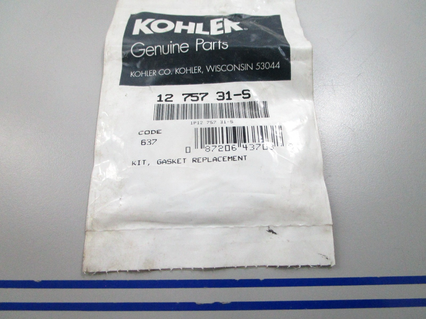 NEW OEM Kohler Gasket Kit 12 757 31-S 0810