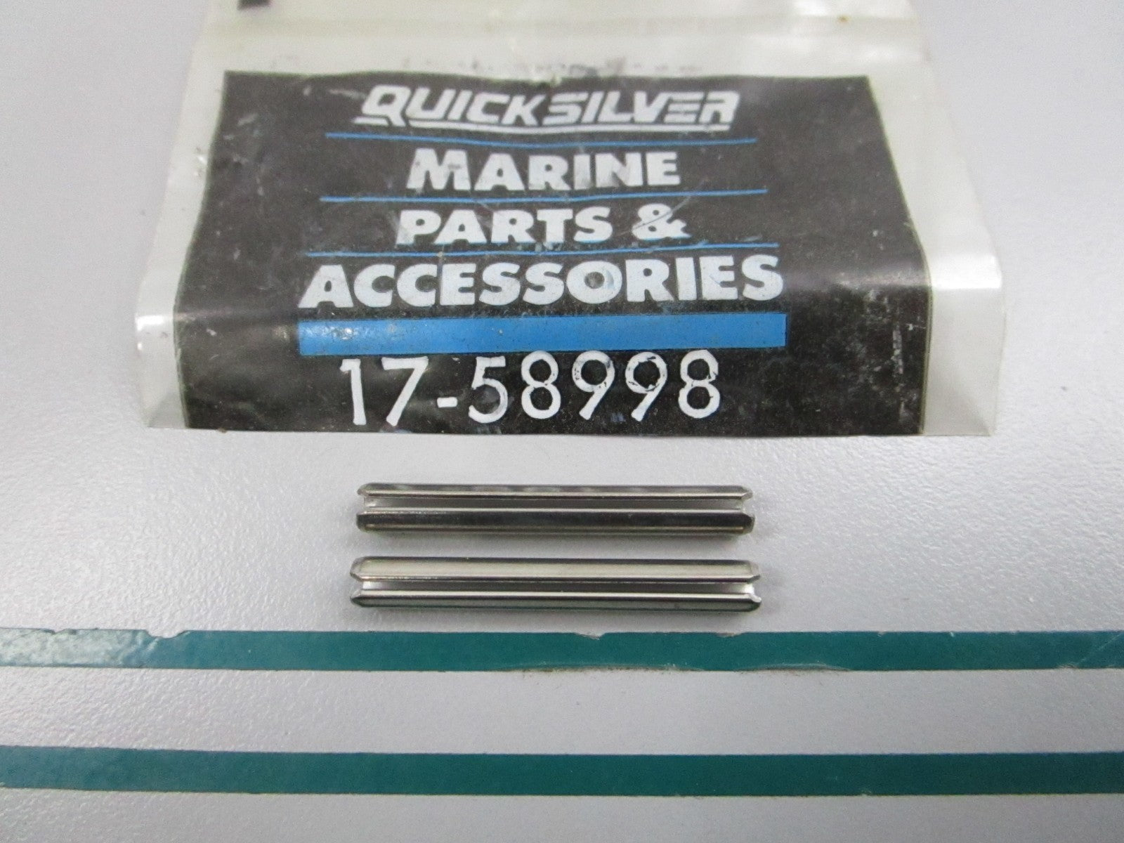 NEW OEM (LOT OF 2) 17-58998 Mercury Quicksilver Roll Pin 0810