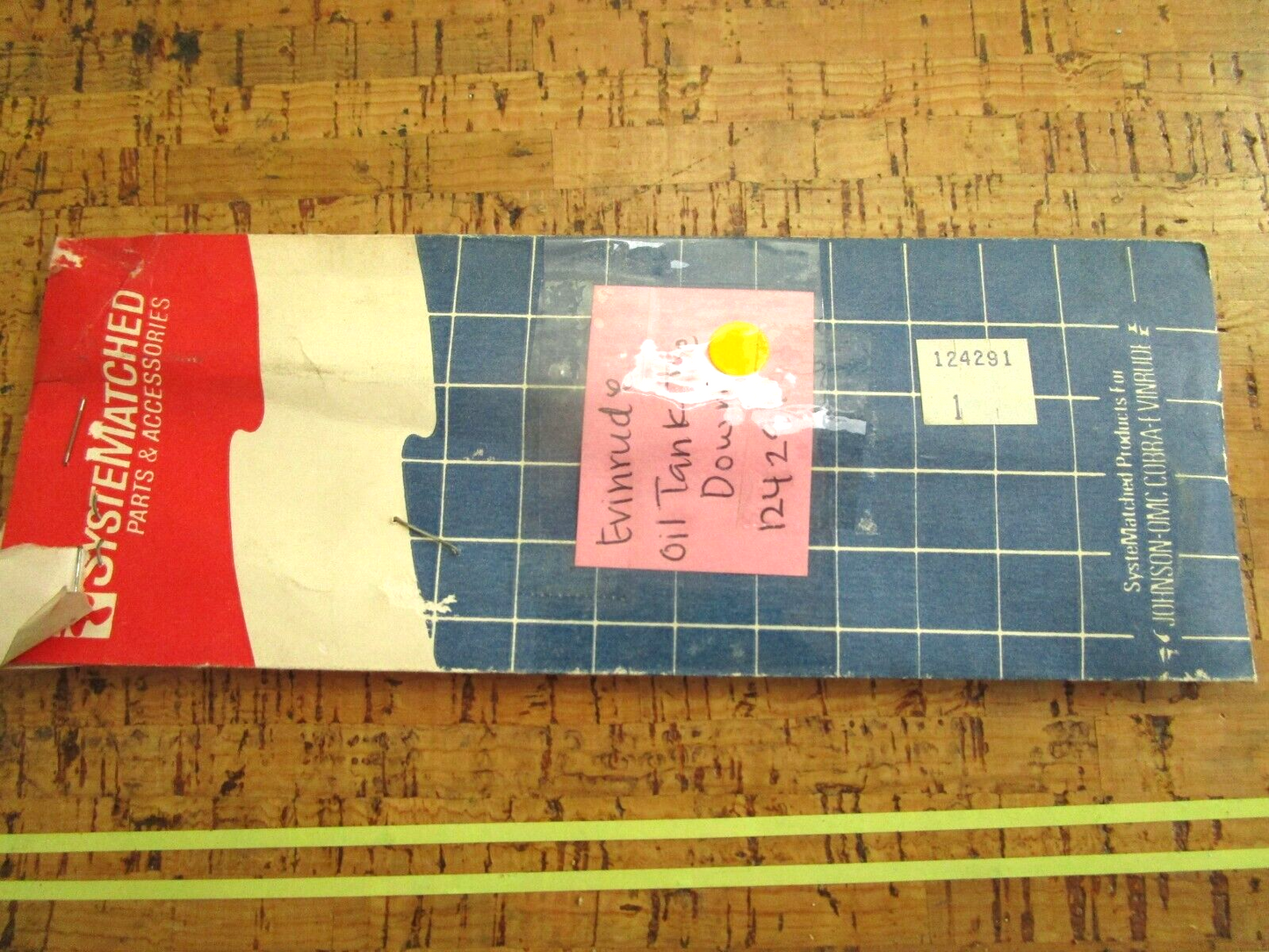*NEW OEM* 0750 OMC Johnson Evinrude OIL TANK TIE DOWN 124291 0124291