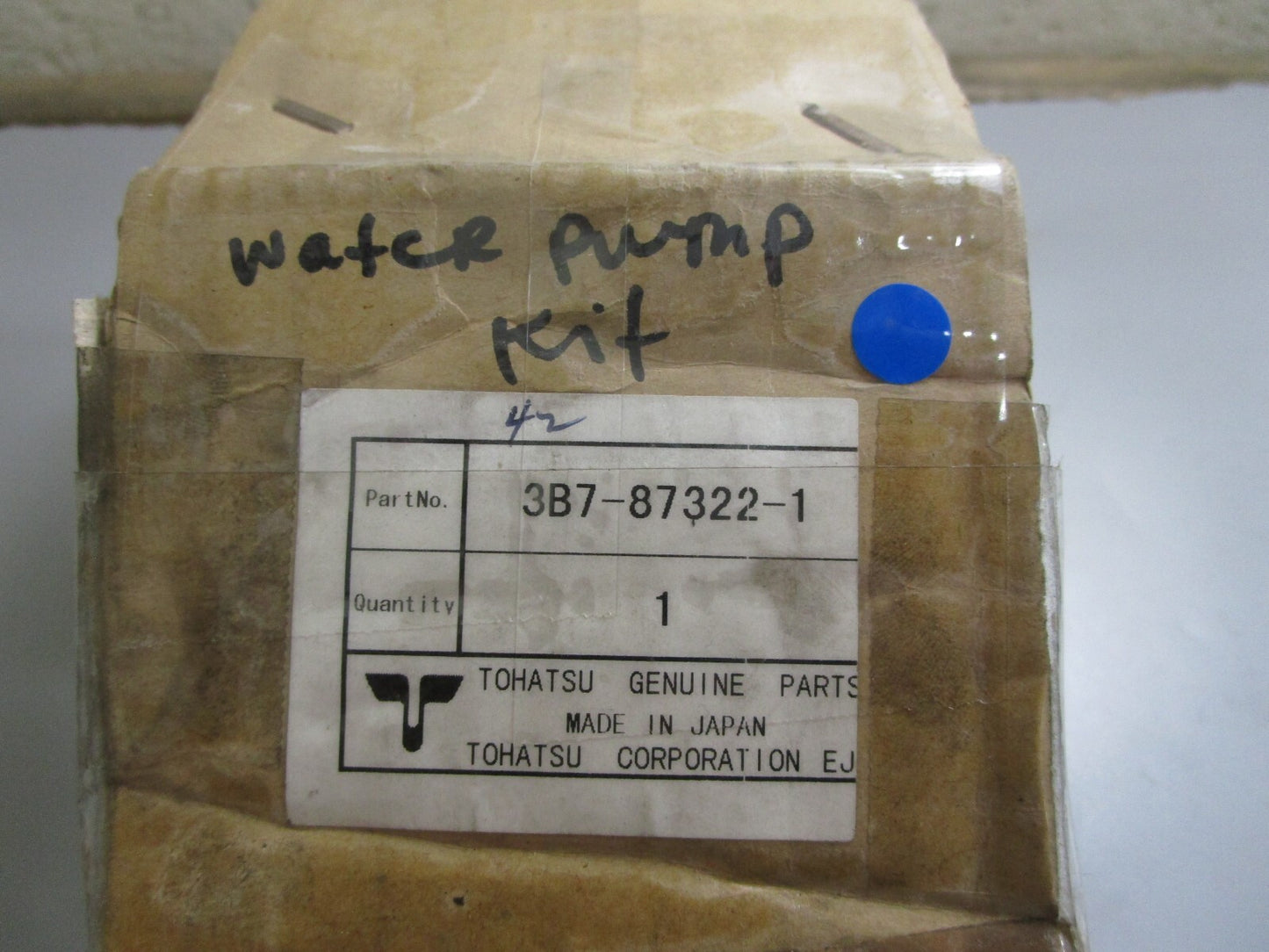 *NEW OEM* 0820 Tohatsu Water Pump Kit 3B7-87322-1