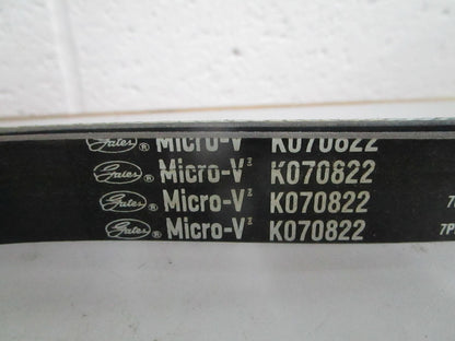 NEW K070822 Gates Micro-V Serpentine Belt 0820