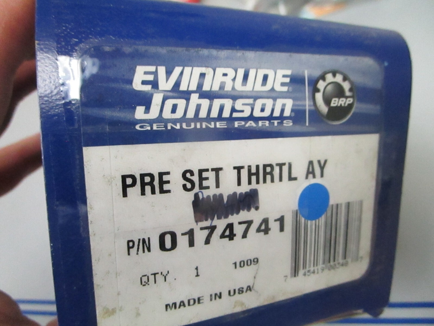 *NEW OEM* 0810 OMC Johnson Evinrude Pre Set Throttle Assembly 174741 0174741