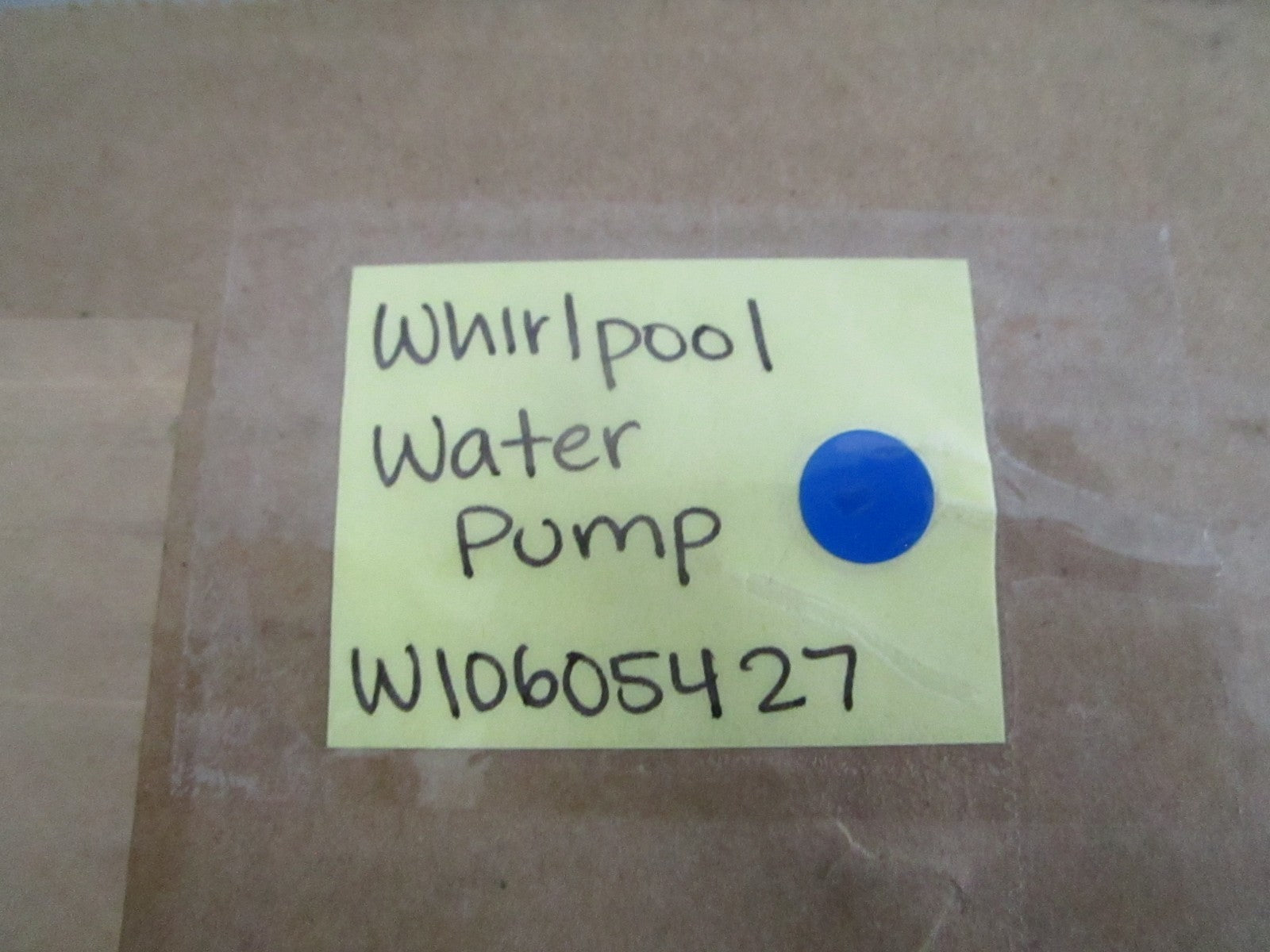 *NEW OEM* 0820 Whirlpool Water Pump W10605427 WPW10605427