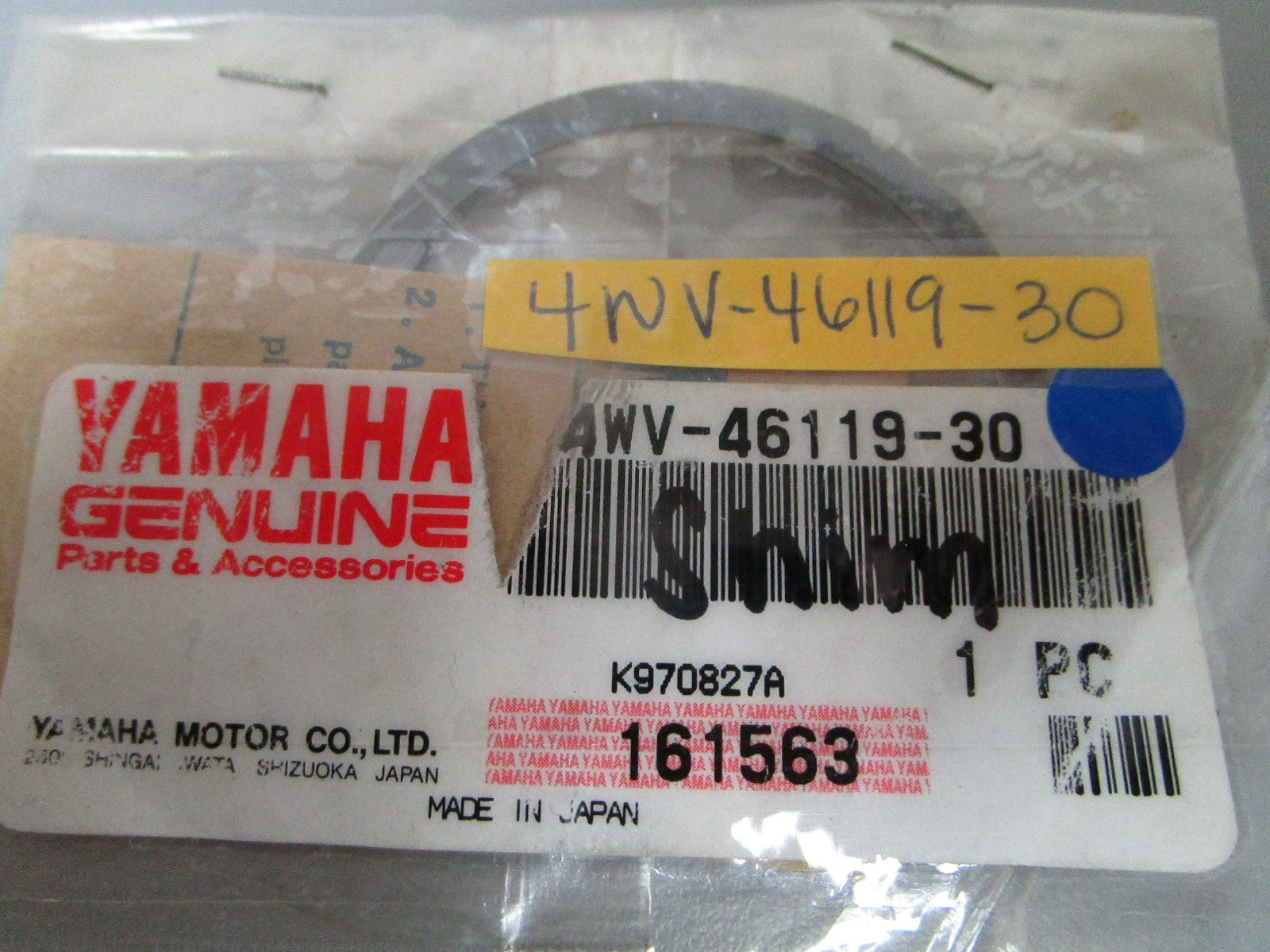 NEW OEM 4WV-46119-30 Yamaha Shim 0720