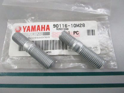 NEW OEM (LOT OF 2) 90116-10M28-00 Yamaha Stud Bolt 0810