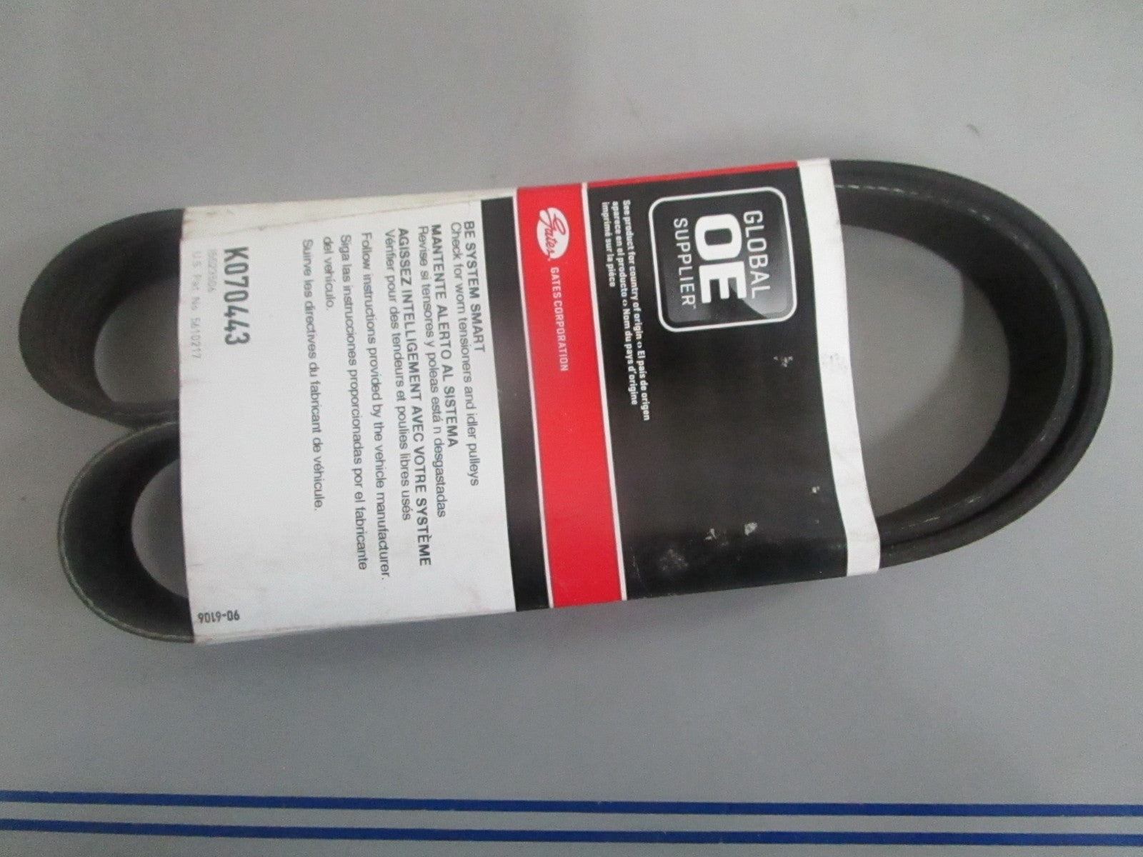 NEW K070443 Gates Century Series Micro-V Serpentine Belt 0820