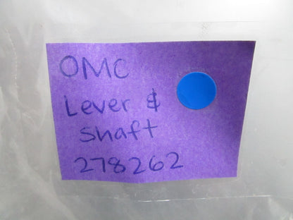 *NEW OEM* 0820 OMC Johnson Evinrude Lever & Shaft 278262 0278262