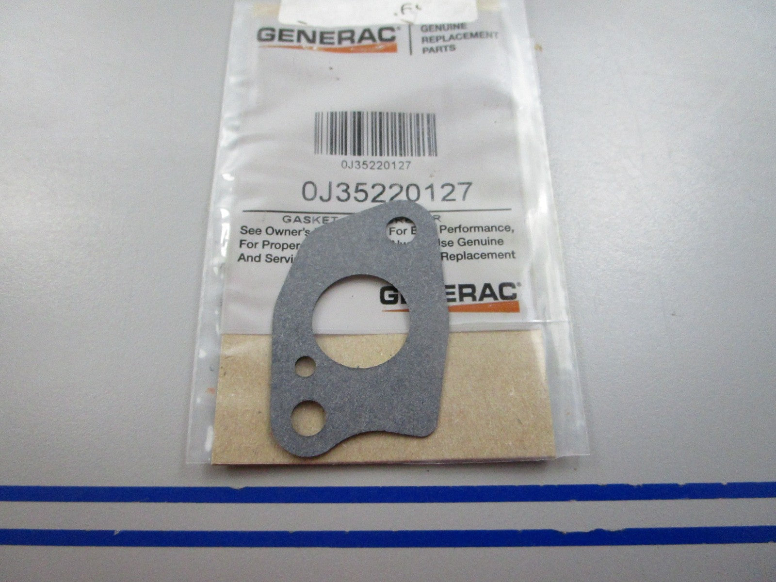 NEW OEM 0J35220127 Generac Carburetor Gasket 0810