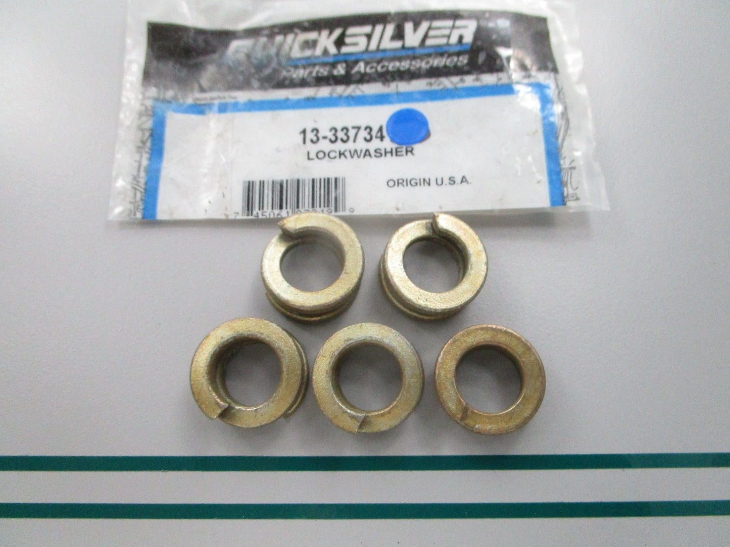 NEW OEM (LOT OF 5) 13-33734 Mercury Quicksilver Lockwasher 0810
