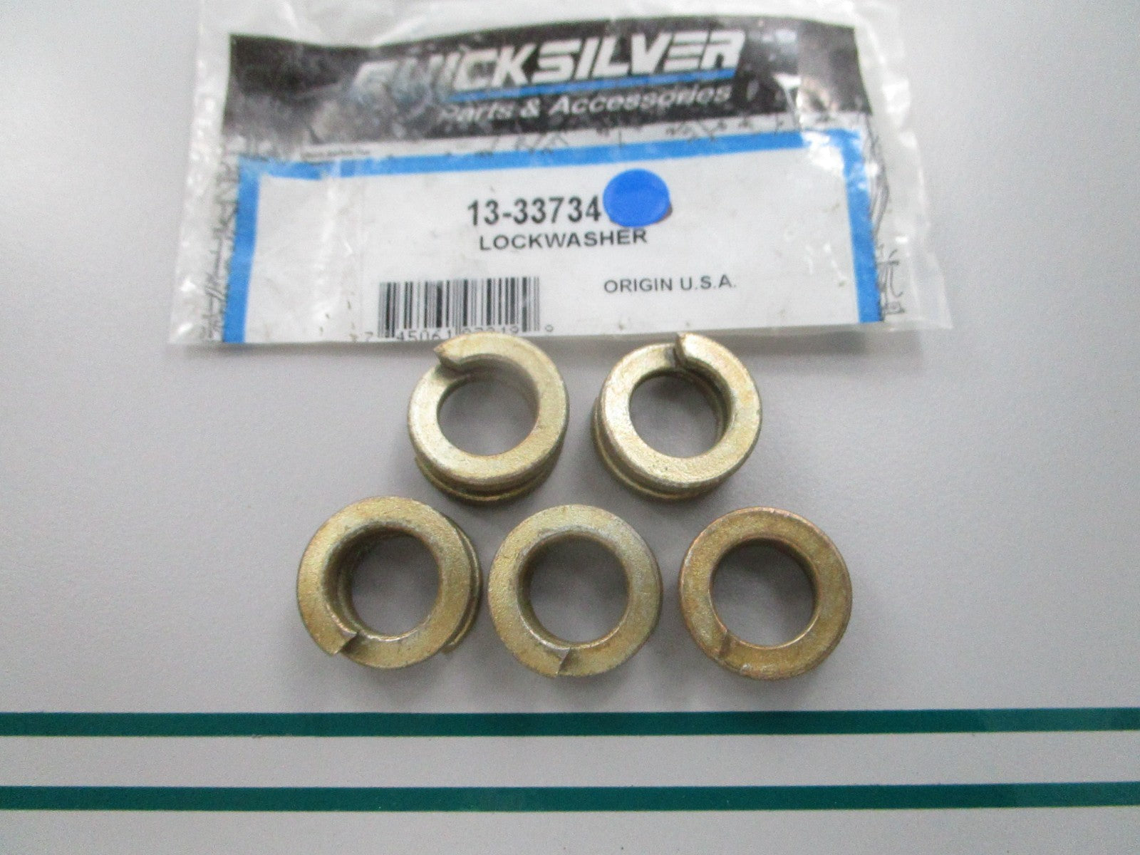 NEW OEM (LOT OF 5) 13-33734 Mercury Quicksilver Lockwasher 0810