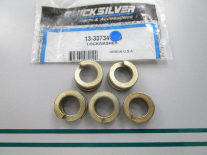 NEW OEM (LOT OF 5) 13-33734 Mercury Quicksilver Lockwasher 0810