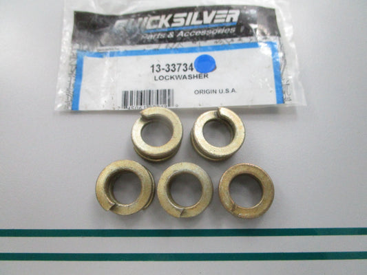 NEW OEM (LOT OF 5) 13-33734 Mercury Quicksilver Lockwasher 0810