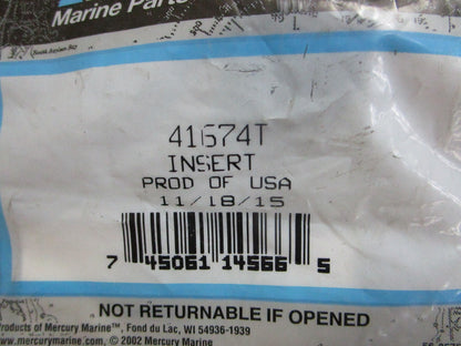 *NEW OEM* 0810 Mercury Quicksilver Tapered Insert 41674T