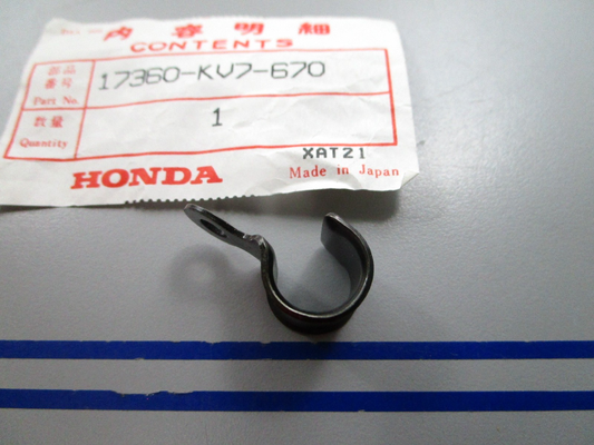NEW OEM 17360-KV7-670 Honda Drain Tube Clamp 0810