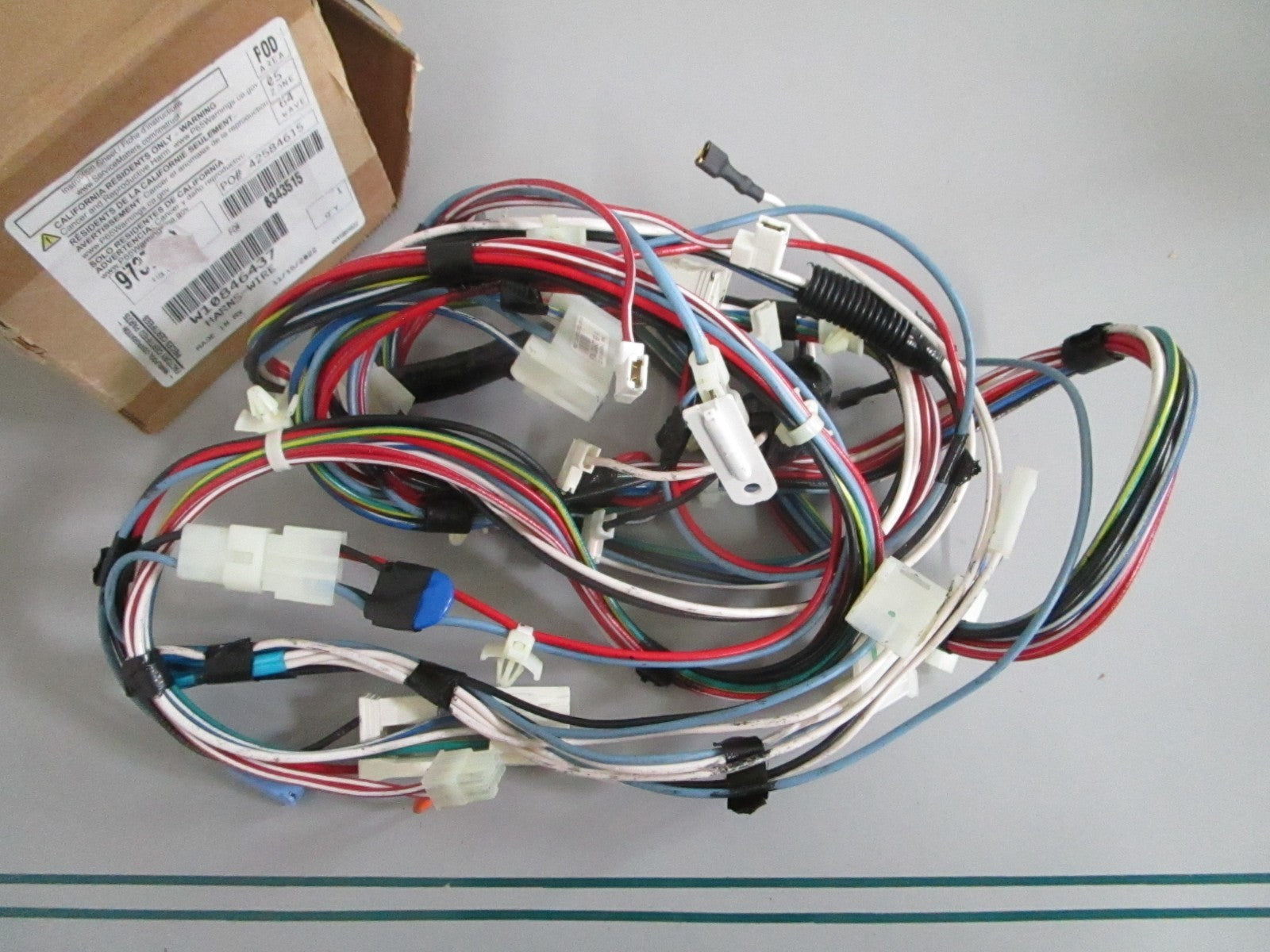 NEW OEM W10846437 Whirlpool Wire Harness 0820