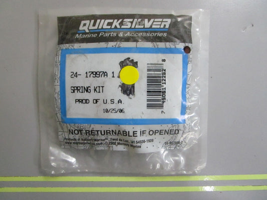 *NEW OEM* 0810 Mercury Quicksilver Spring Kit 24-17997A1
