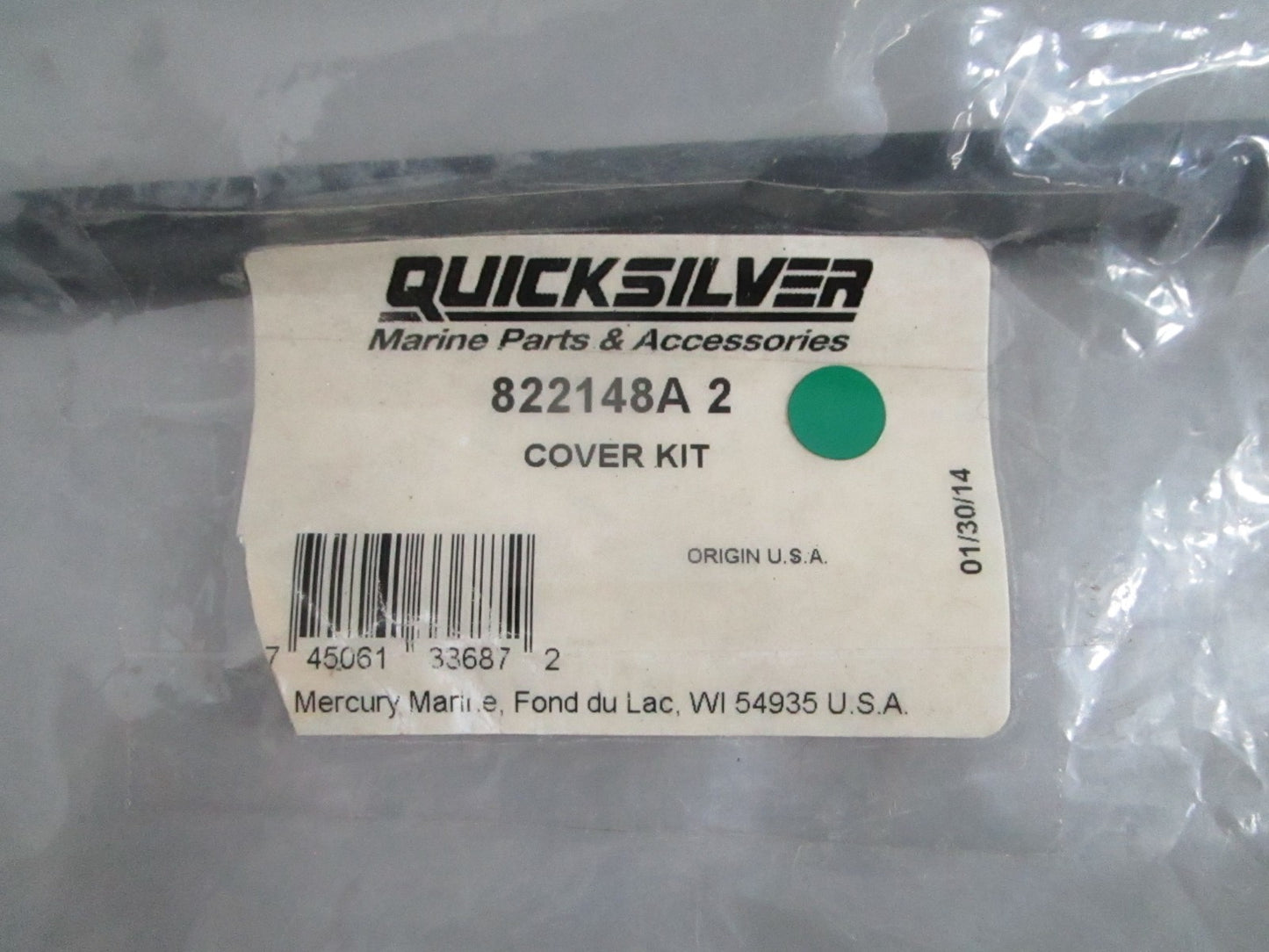 NEW OEM 822148A2 Mercury Quicksilver Cover Kit 0820