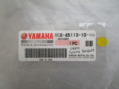 *NEW OEM* 0820 Yamaha Upper Casing Gasket 6CB-45113-10-00