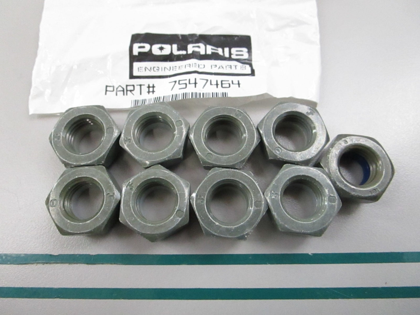 NEW OEM (LOT OF 9) 7547464 Polaris Nut 0810