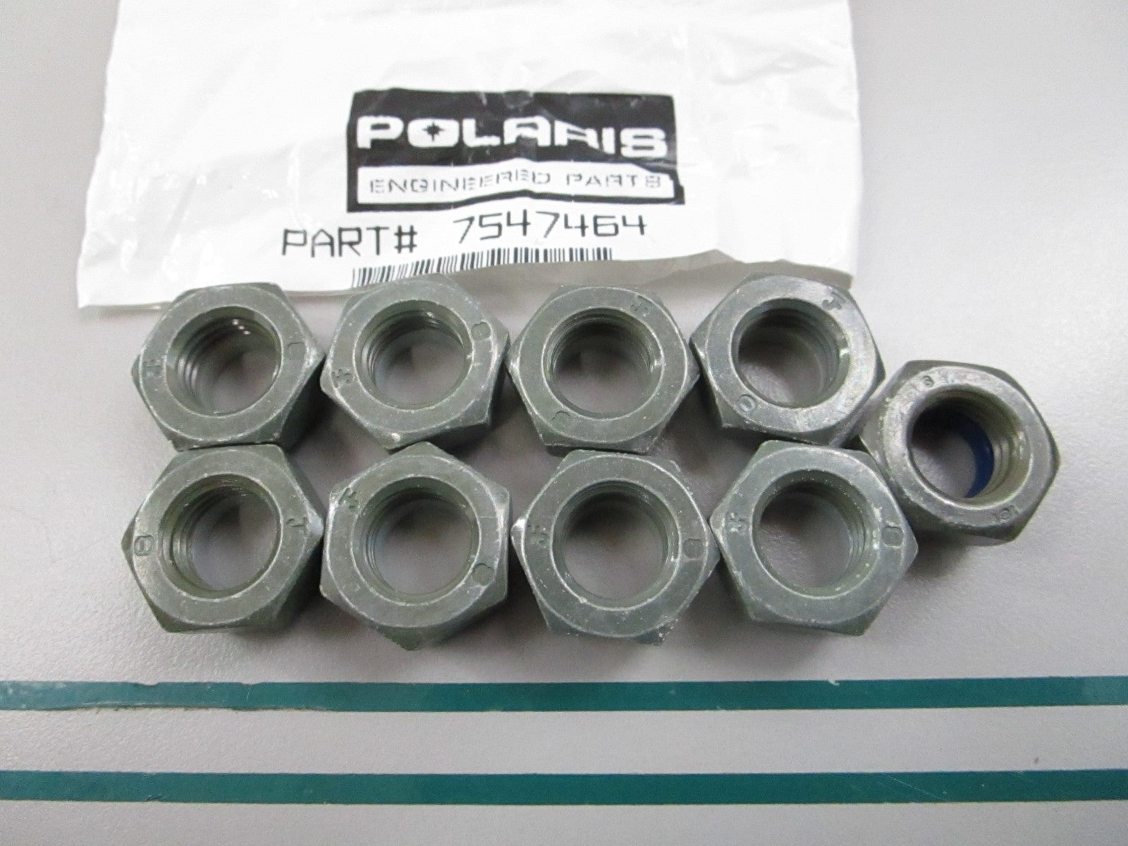 NEW OEM (LOT OF 9) 7547464 Polaris Nut 0810