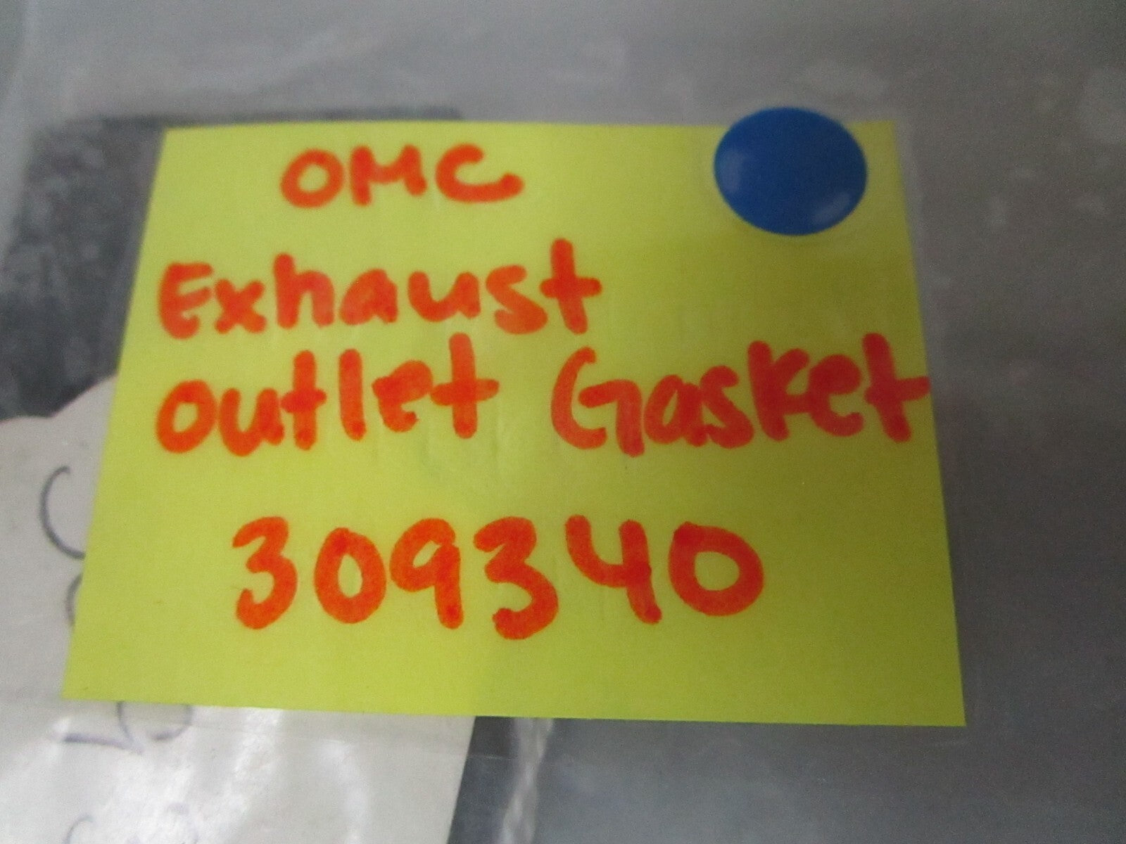 *NEW OEM* (LOT OF 2) 0810 OMC Johnson Evinrude Outlet Gasket 909340 0909340