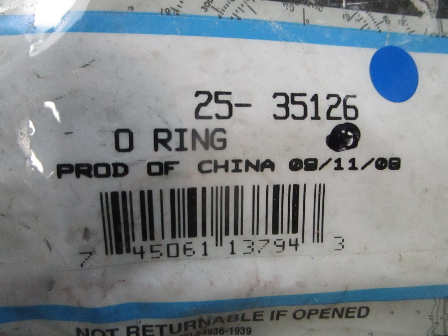 *NEW OEM* (LOT OF 5) 0810 Mercury Quicksilver O-Ring 25-35126