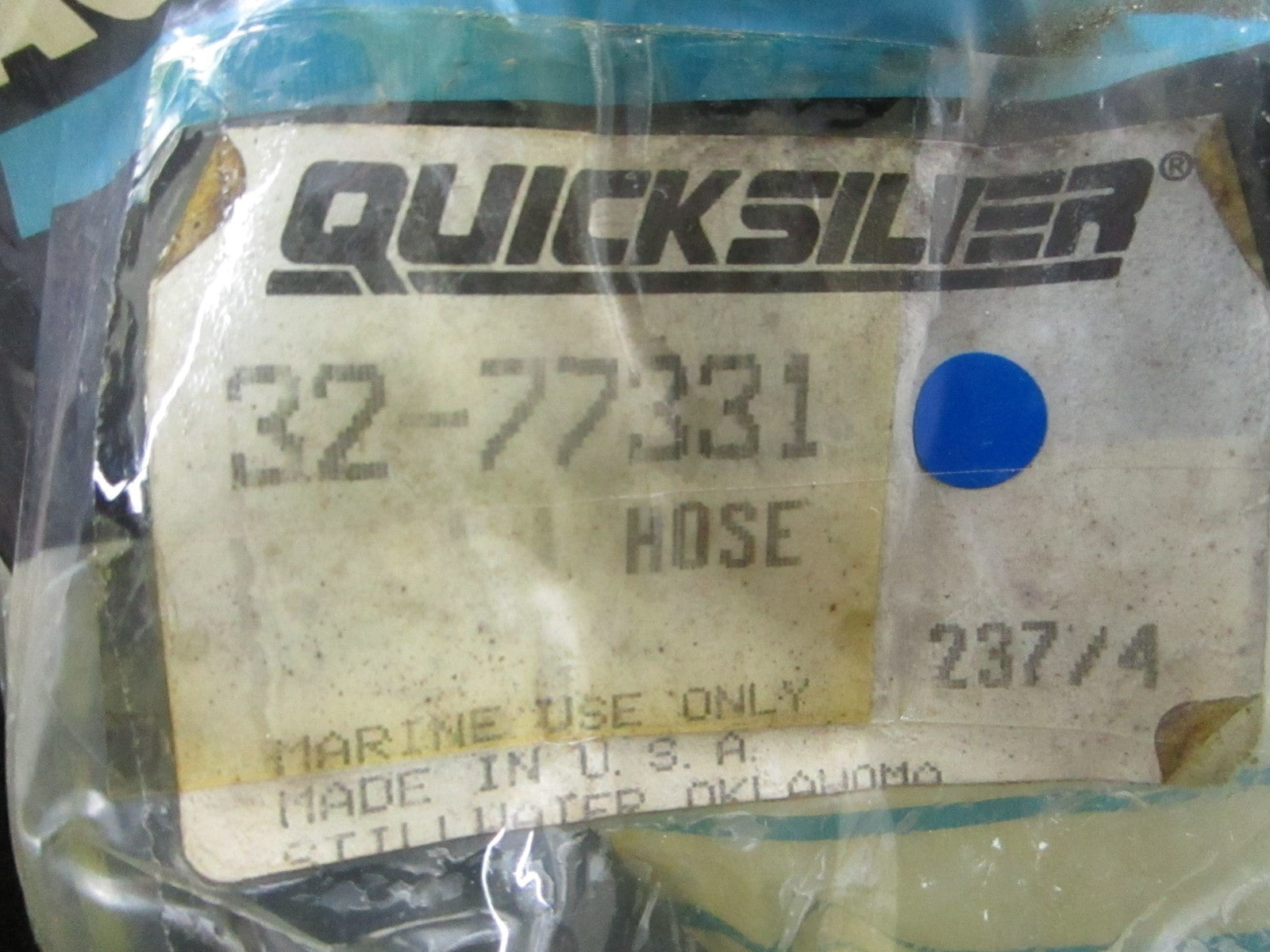 *NEW OEM* 0810 Mercury Quicksilver Hose 32-77331